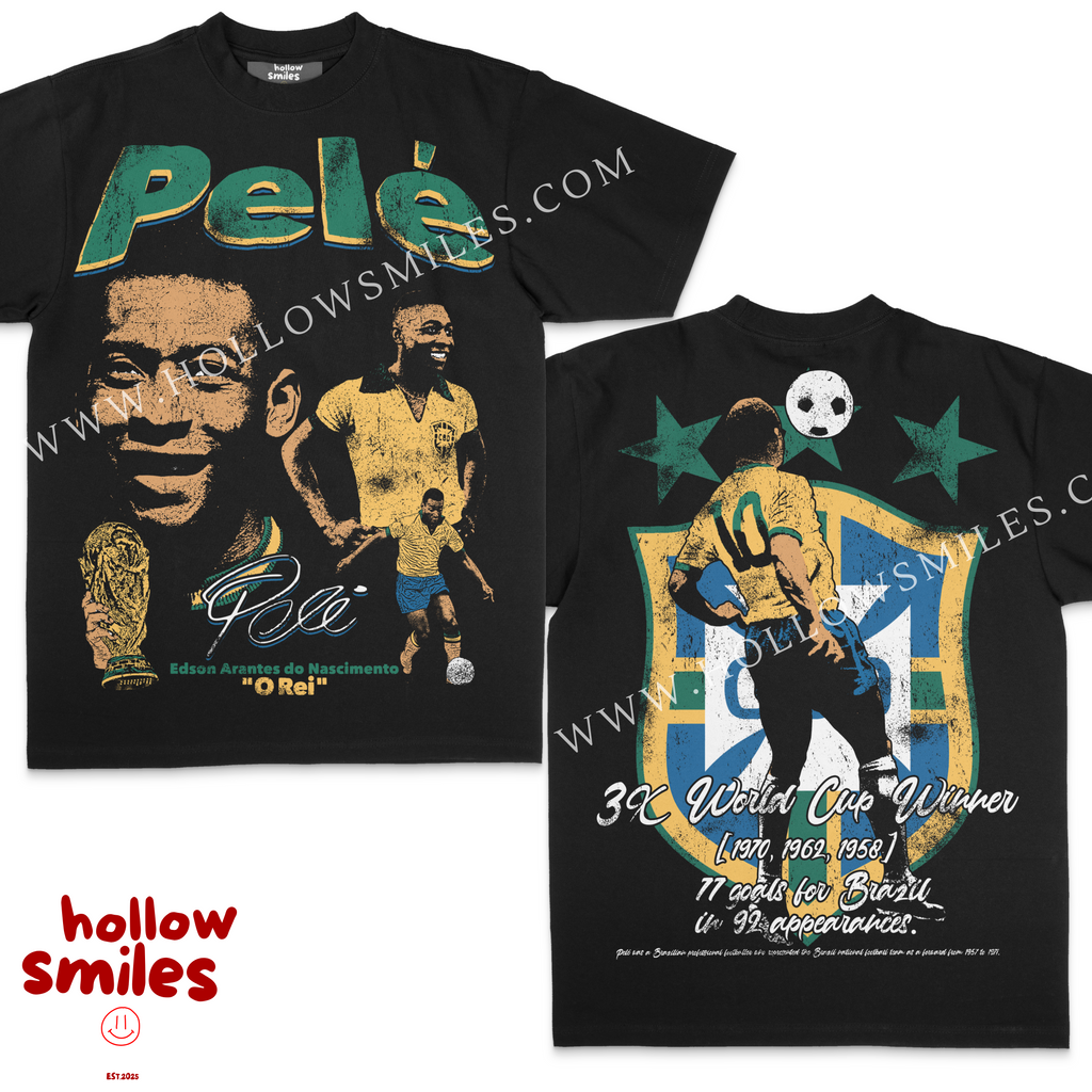 Pelé Brazil 3X World Cup Champion Shirt