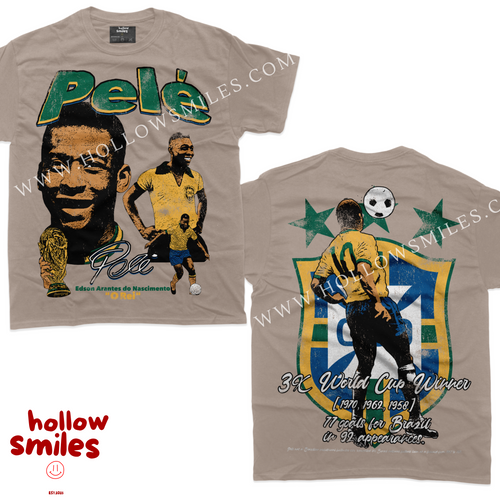 Pelé Brazil 3X World Cup Champion Shirt