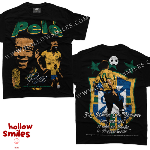 Pelé Brazil 3X World Cup Champion Shirt